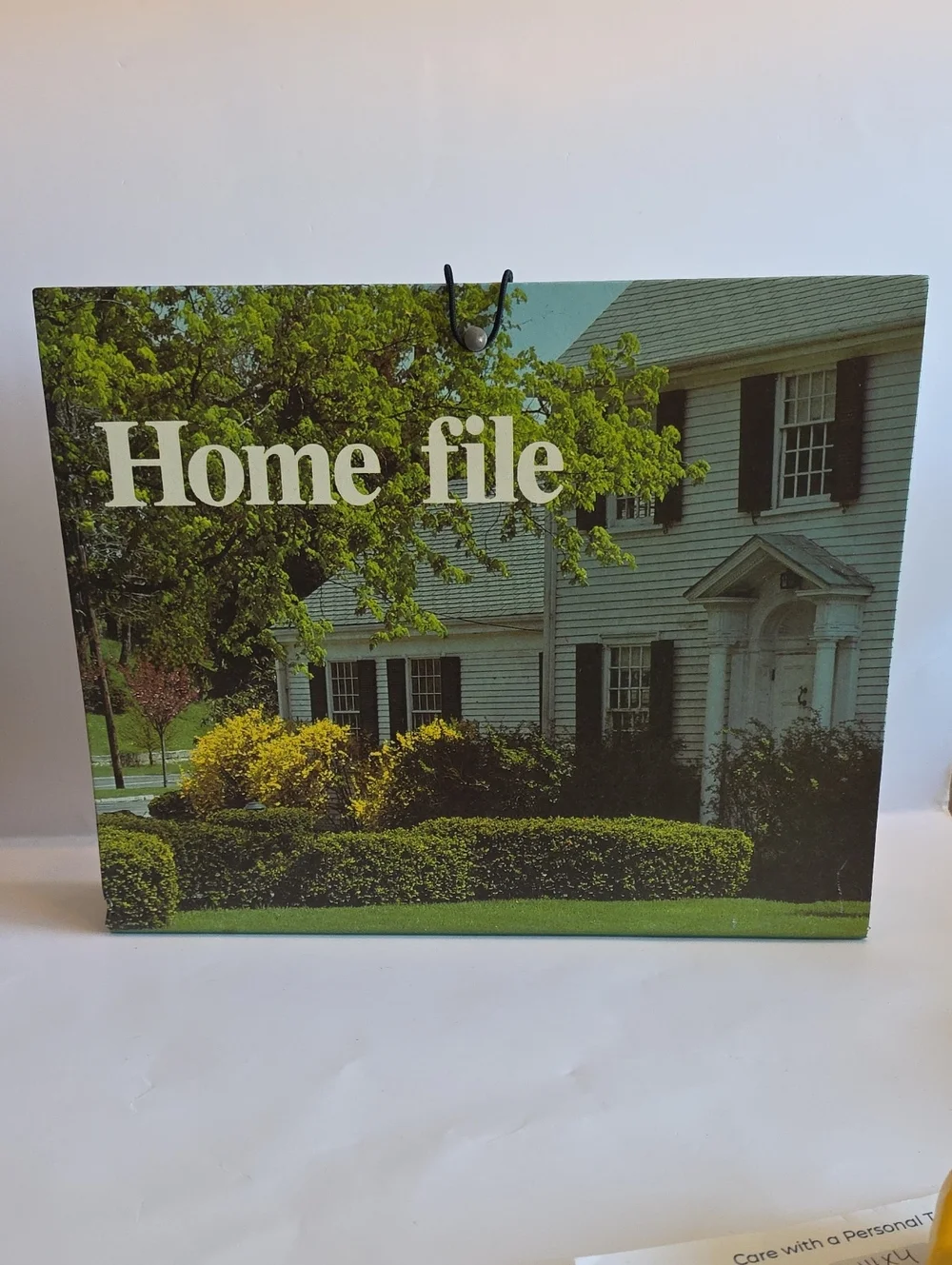 Vintage Countertop Home File Cardboard Paper Organizer Grannycore